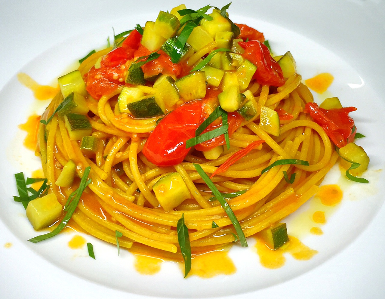 Spaghetti allo zafferano mangia smart Papavasileiou