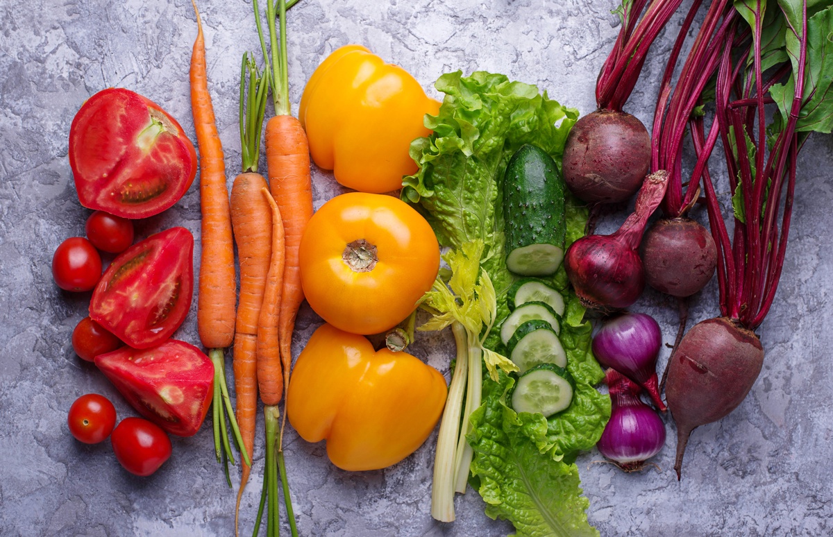 Colore e proprietà di frutta e verdura
